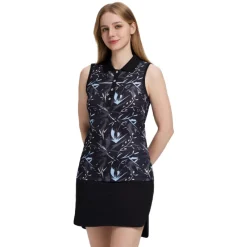 Auutinen - Polo sans manches pour femme