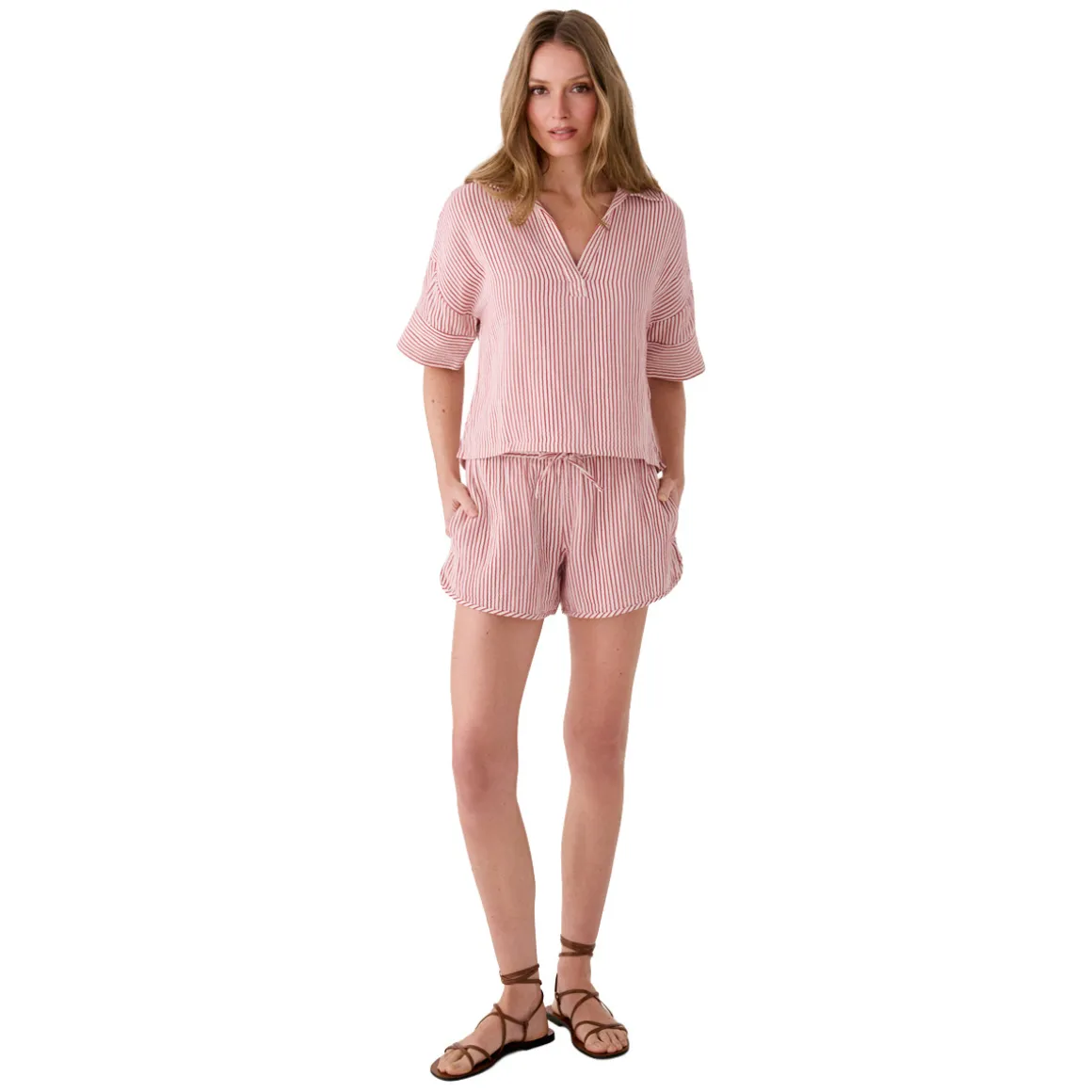 Bella - Women's Short-Sleeved Blouse