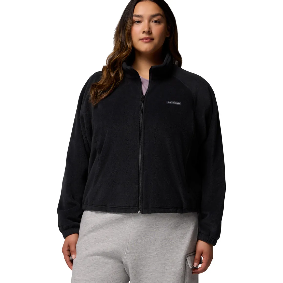 Benton Springs Relaxed (Plus Size) - Women's Fleece Full-Zip Jacket
