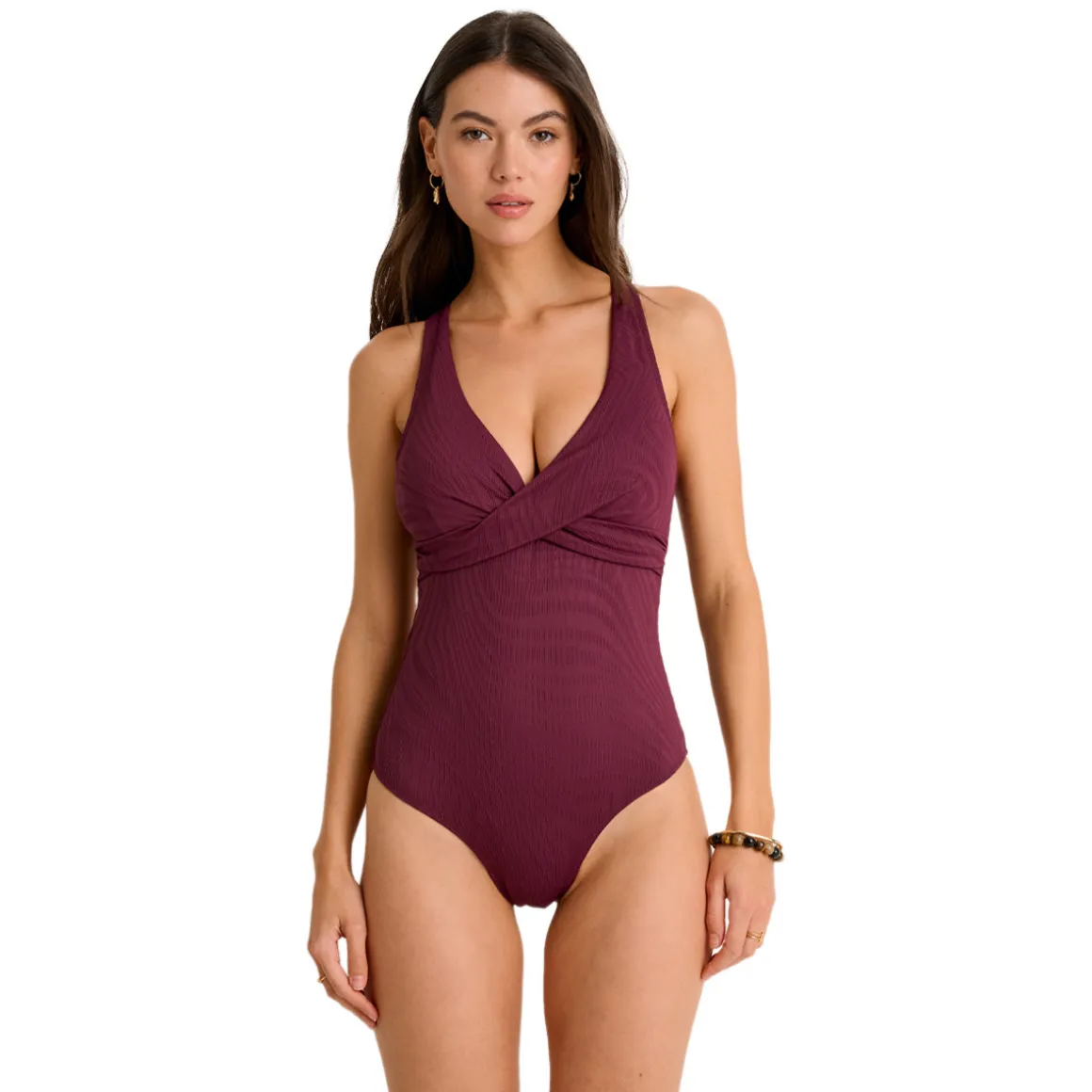 Black Cherry - Women's One-Piece Swimsuit