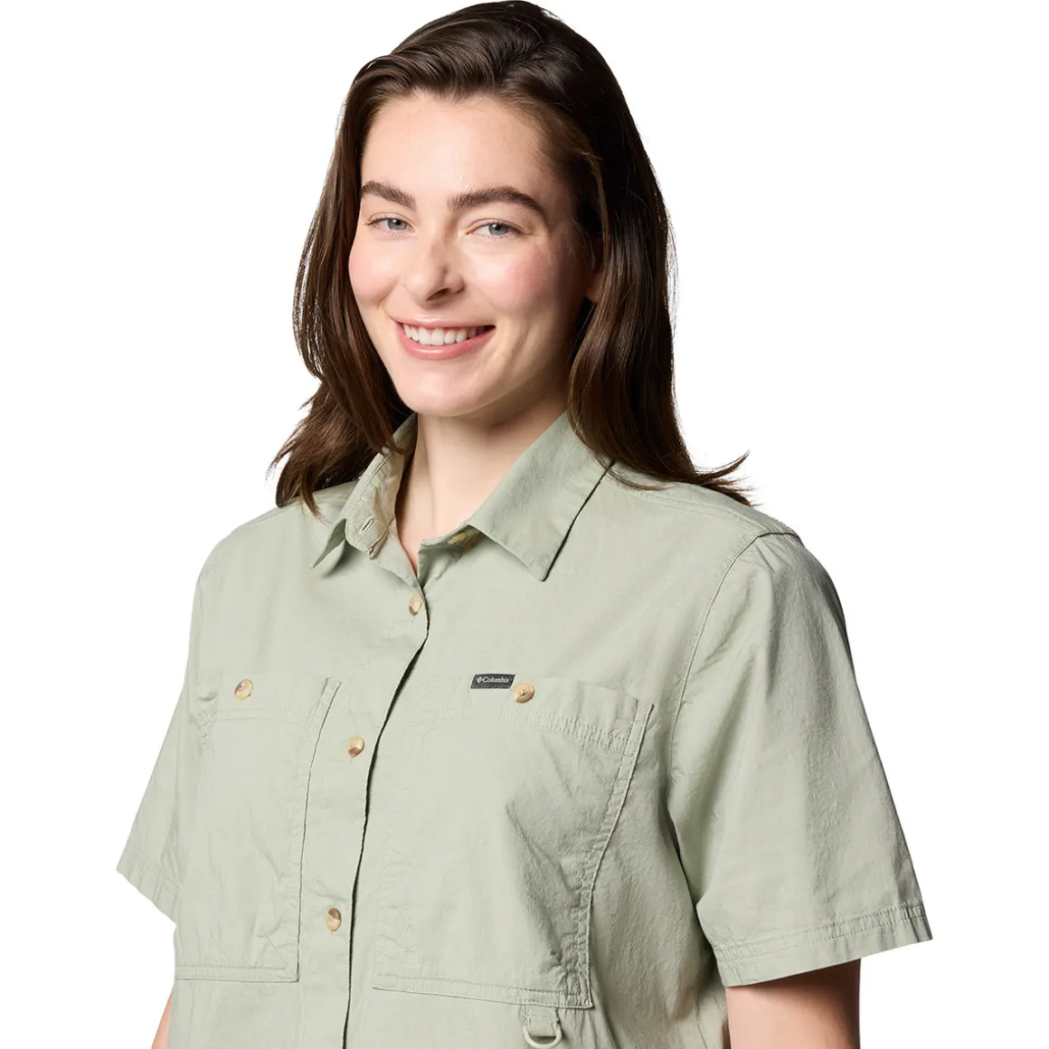 Brea Falls - Women's Short-Sleeved Blouse