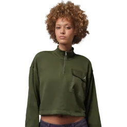 Brooklyn - Women's Half-Zip Sweatshirt