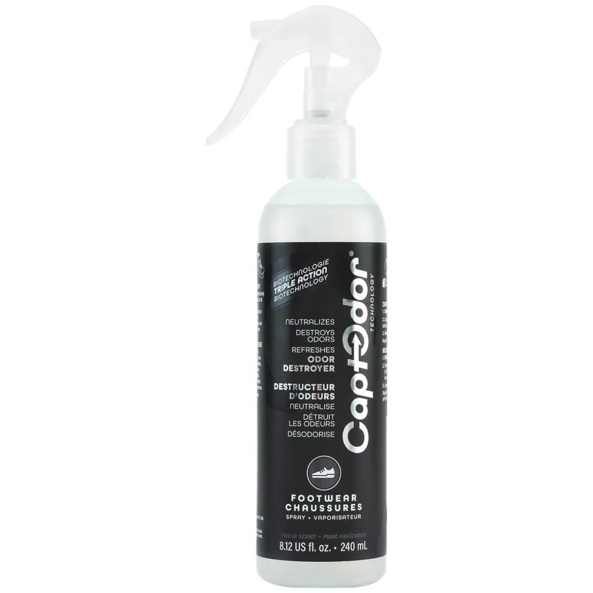 Captodor 240 ml - Anti-odour spray for footwear