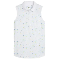 Cloudspun Garden Floral - Women's Sleeveless Golf Polo