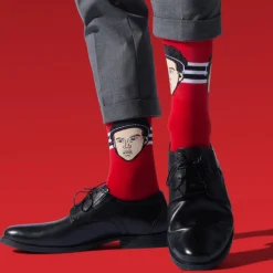 Connor Bedard Chicago Blackhawks NHL Rookie Edition - Adult Caricature Crew Socks