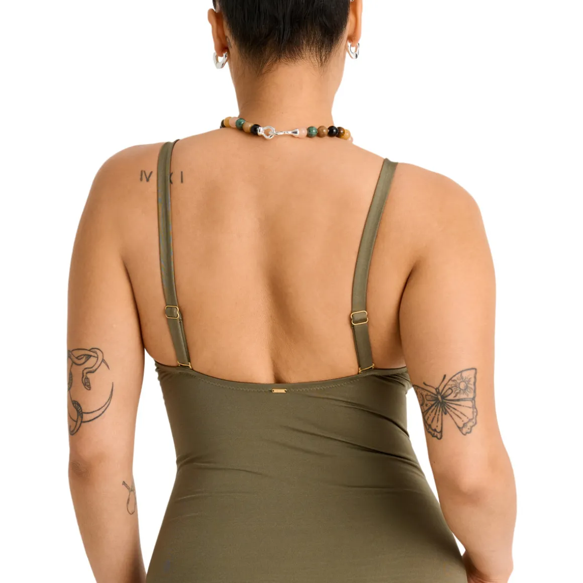 Dusty Olive - Women's One-Piece Swimsuit