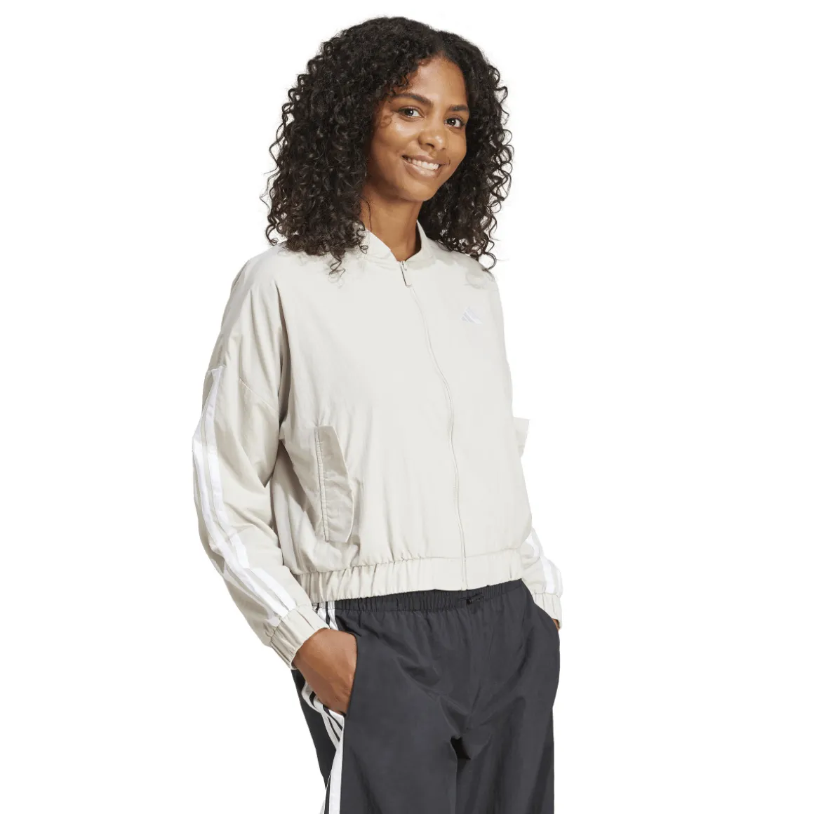 Essentials 3-Stripes Bomber - Women's Full-Zip Jacket