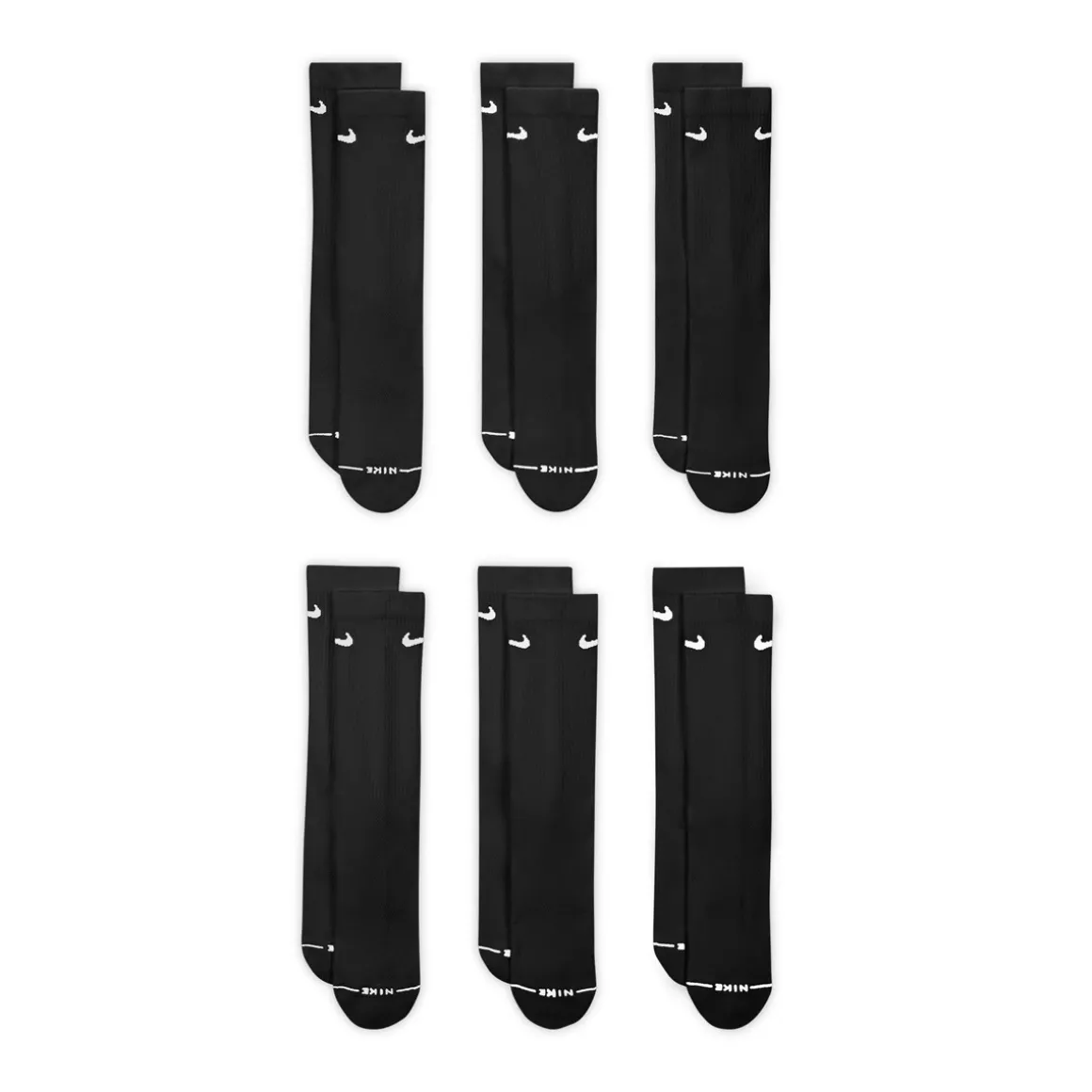 Everyday Elevated (Pack of 6 pairs) - Adult Crew Socks