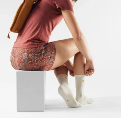 Everyday Groovy Bloom - Women's Crew Socks