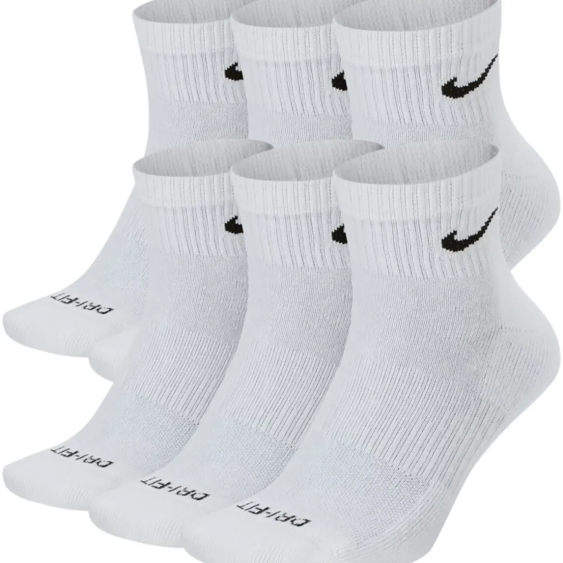 Everyday Plus (Pack of 6 pairs) - Adult Cushioned Ankle Socks
