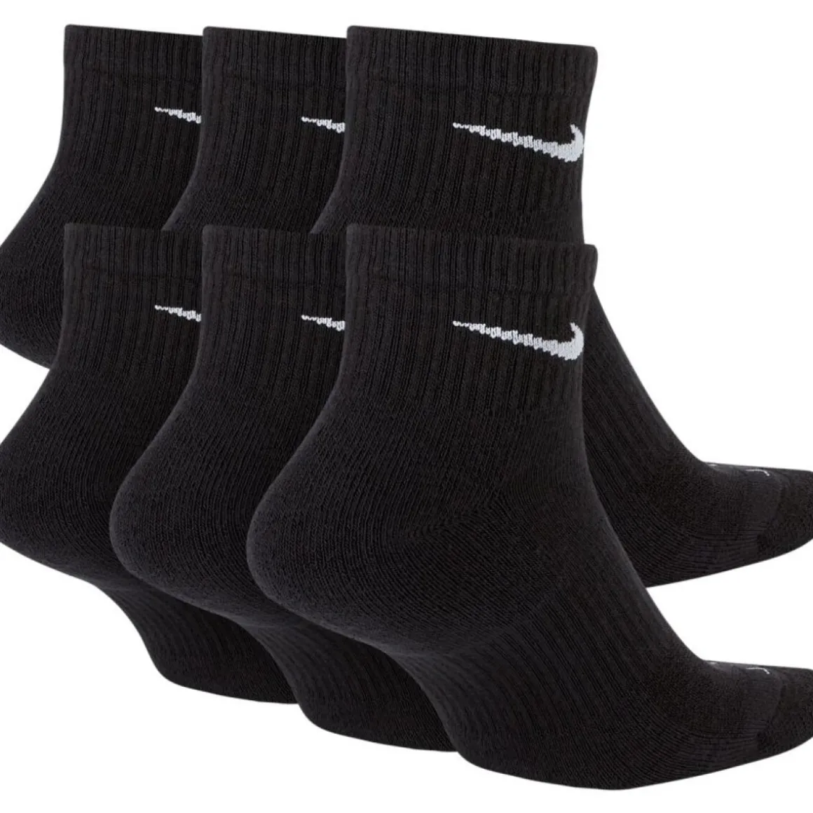Everyday Plus (Pack of 6 pairs) - Adult Cushioned Ankle Socks