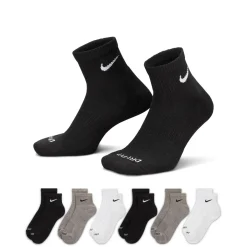 Everyday Plus (Pack of 6 pairs) - Adult Cushioned Ankle Socks