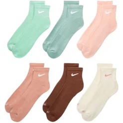 Everyday Plus (Pack of 6 pairs) - Adult Cushioned Ankle Socks
