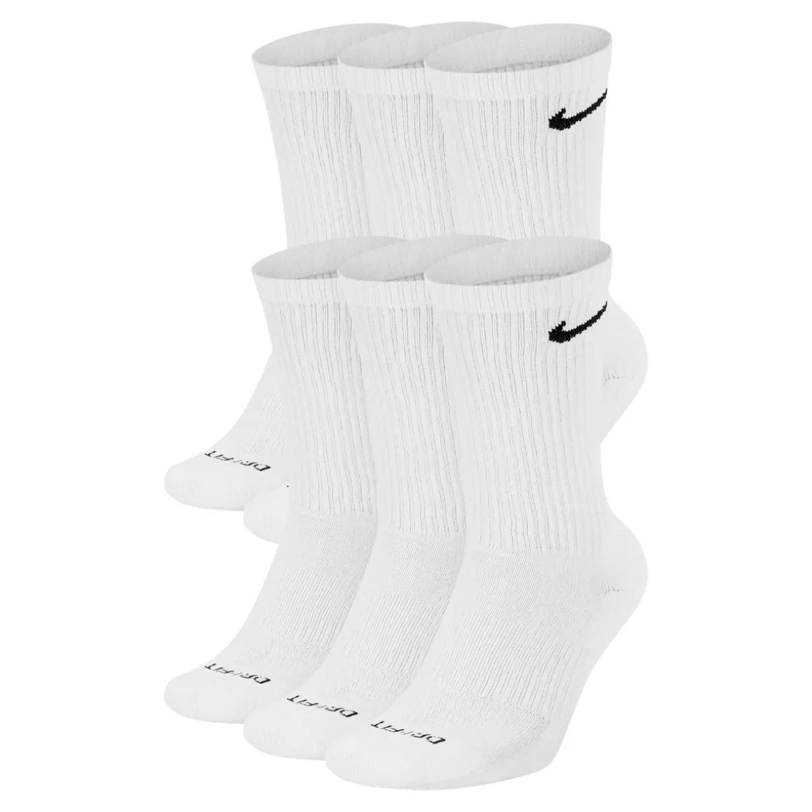 Everyday Plush (Pack of 6 pairs) - Adult Cushioned Socks