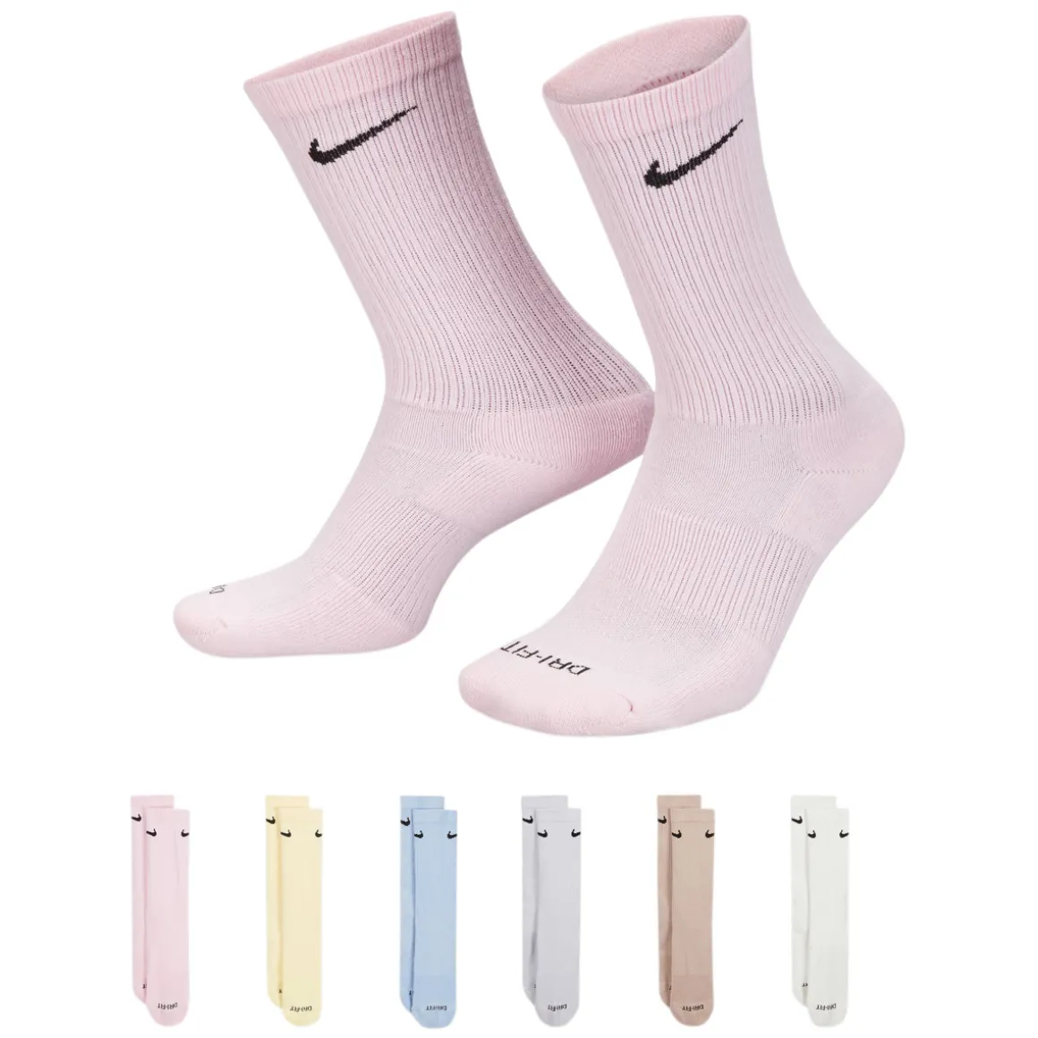 Everyday Plush (Pack of 6 pairs) - Adult Cushioned Socks