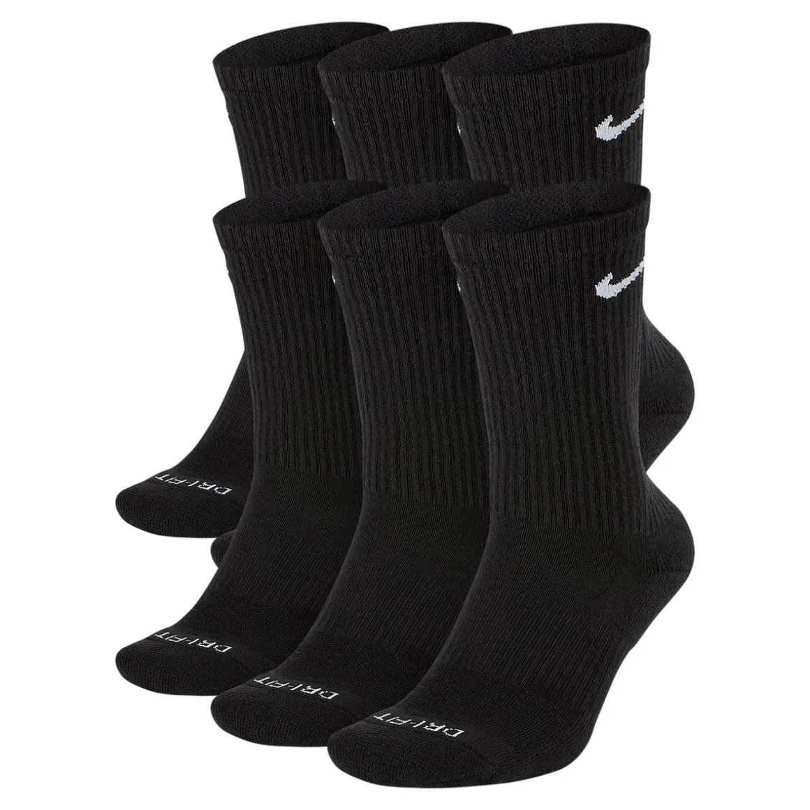 Everyday Plush (Pack of 6 pairs) - Adult Cushioned Socks