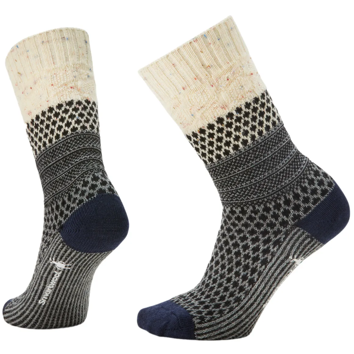Everyday Popcorn Cable - Women's Cushioned Crew Socks
