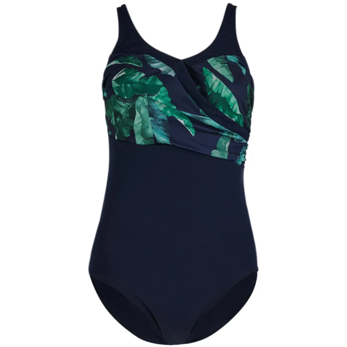 Exotic Palm Splice - Women's Aquafitness One-Piece Swimsuit