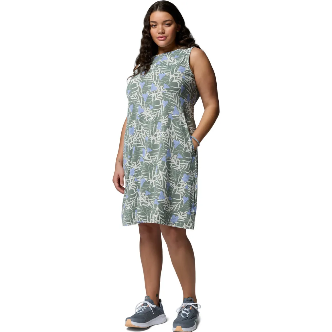 Freezer (Plus Size) - Women's Sleeveless Dress