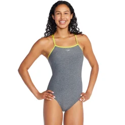 Heather Closed Back - Women's One-Piece Aquafitness Swimsuit