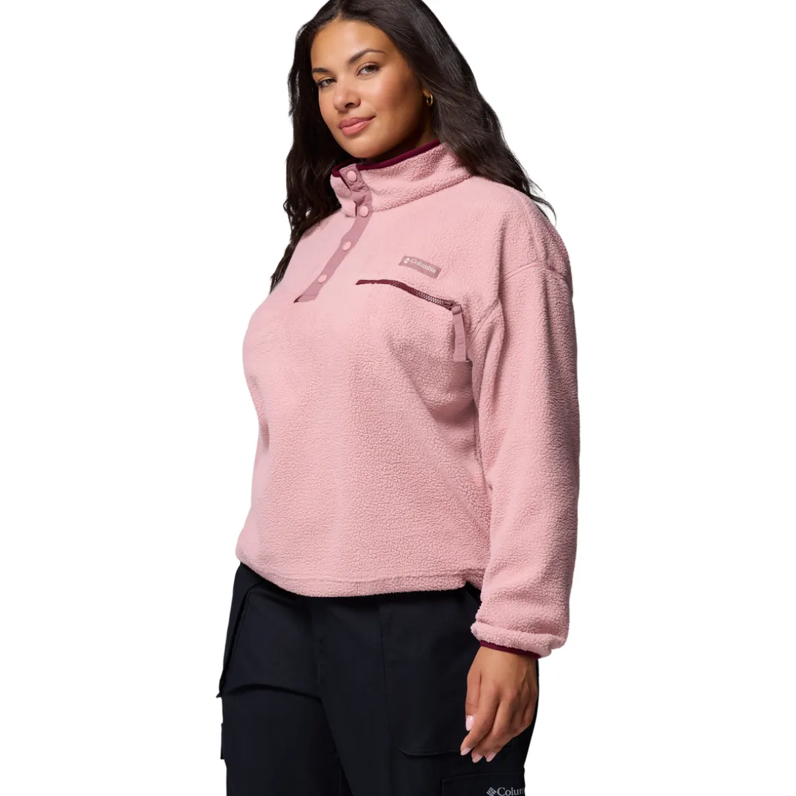 Helvetia II Cropped - Women's Half-Snap Sweater