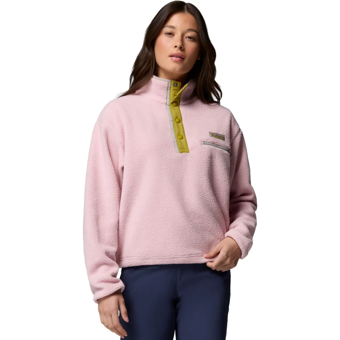 Helvetia II Cropped - Women's Half-Snap Sweater