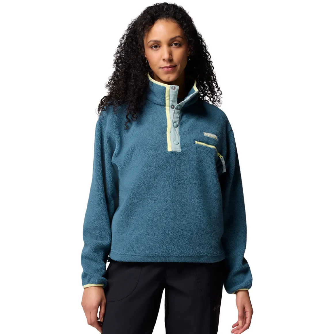 Helvetia II Cropped - Women's Half-Snap Sweater