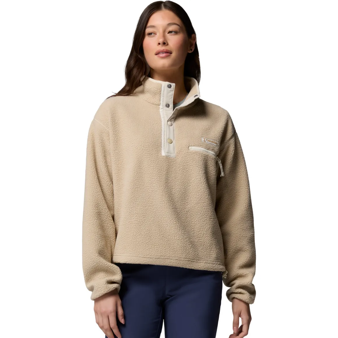 Helvetia II Cropped - Women's Half-Snap Sweater