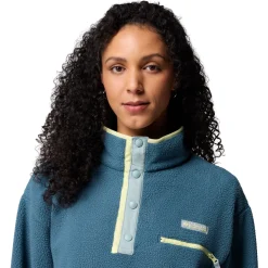 Helvetia II Cropped - Women's Half-Snap Sweater