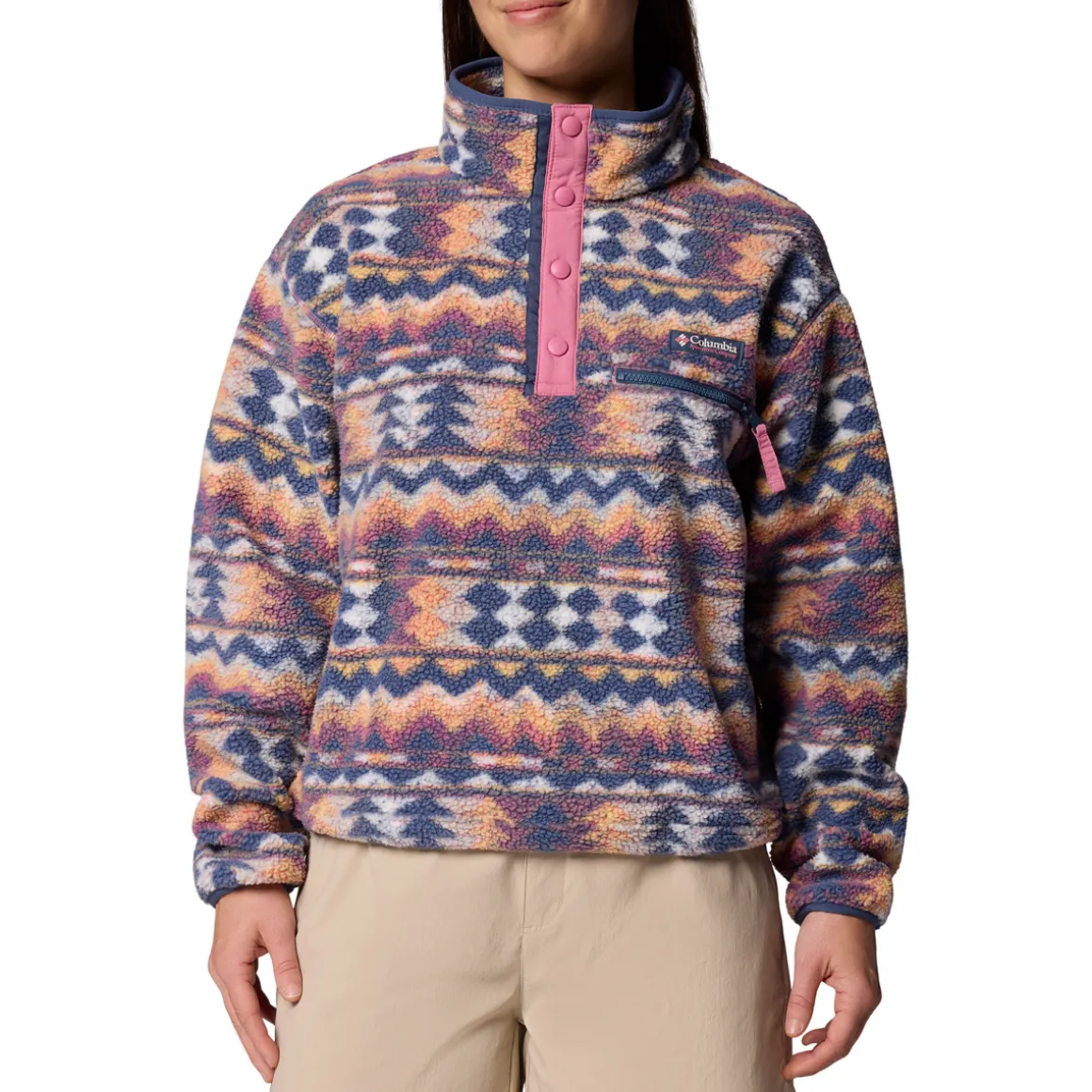 Helvetia II Cropped - Women's Half-Snap Sweater