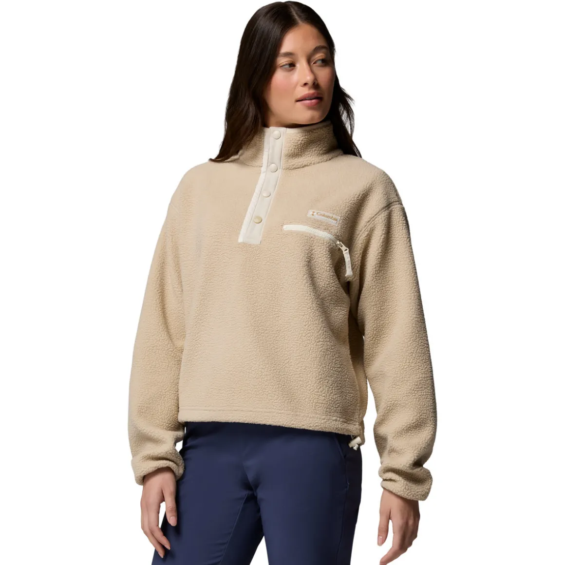 Helvetia II Cropped - Women's Half-Snap Sweater