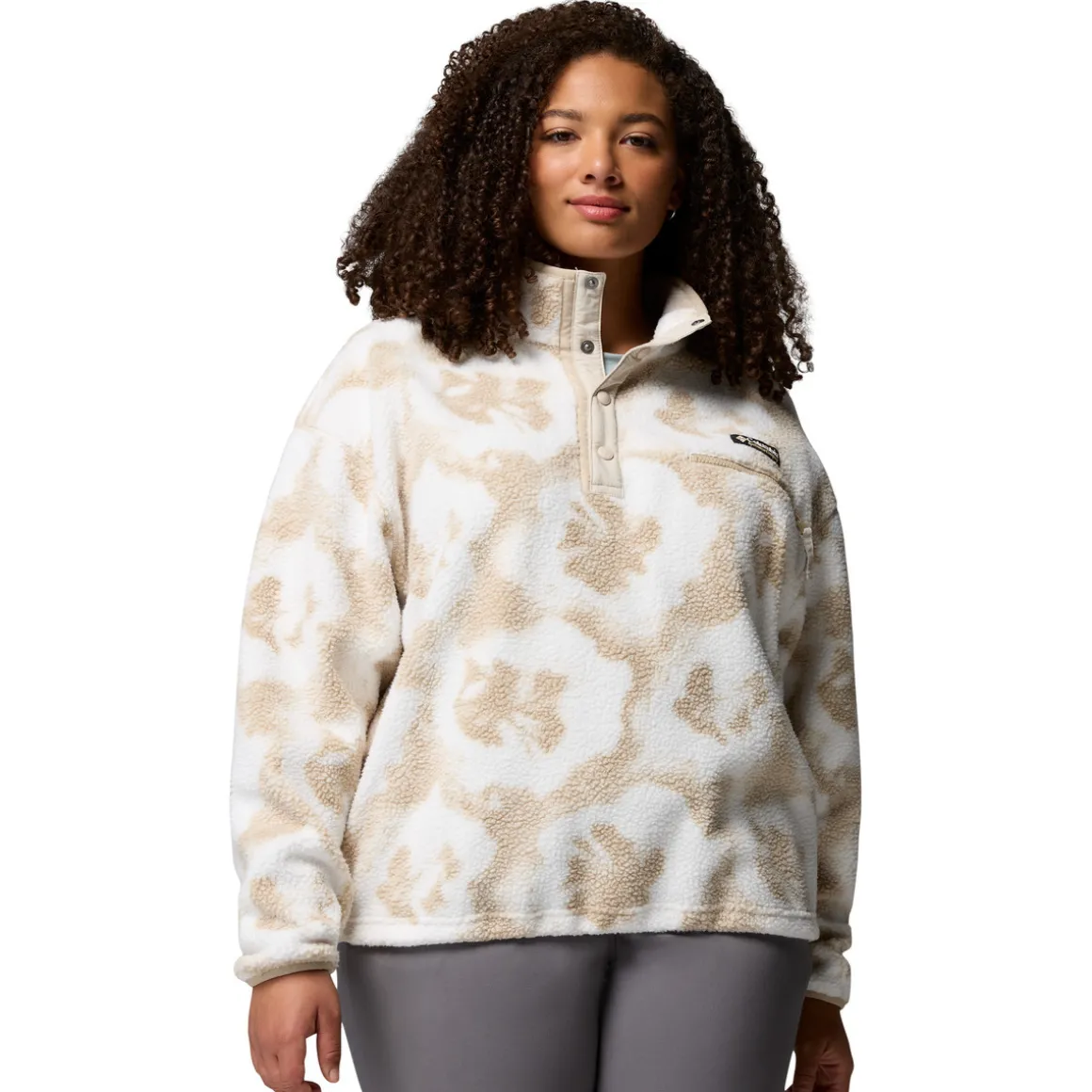 Helvetia II (Taille Plus) - Women's Half-Snap Sweater