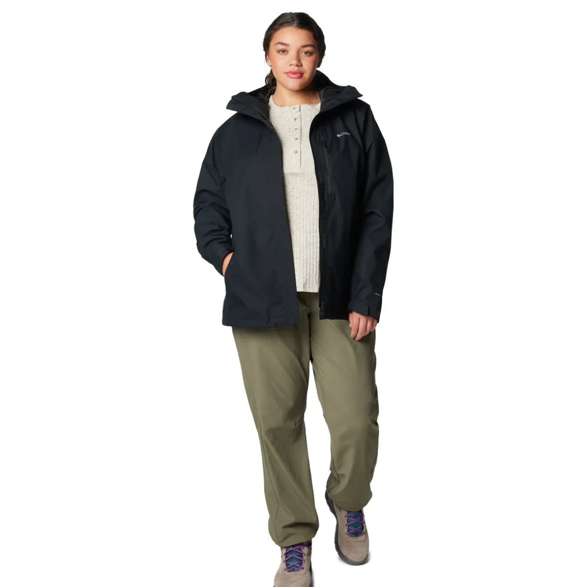 Hikebound II (Plus Size) - Women's Rain Jacket