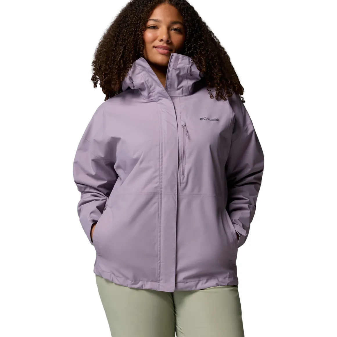 Hikebound II (Plus Size) - Women's Rain Jacket