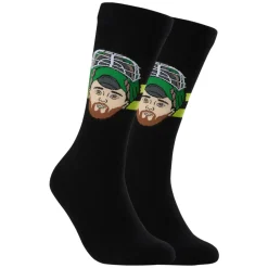 Jake Oettinger Dallas Stars NHL - Adult Caricature Crew Socks
