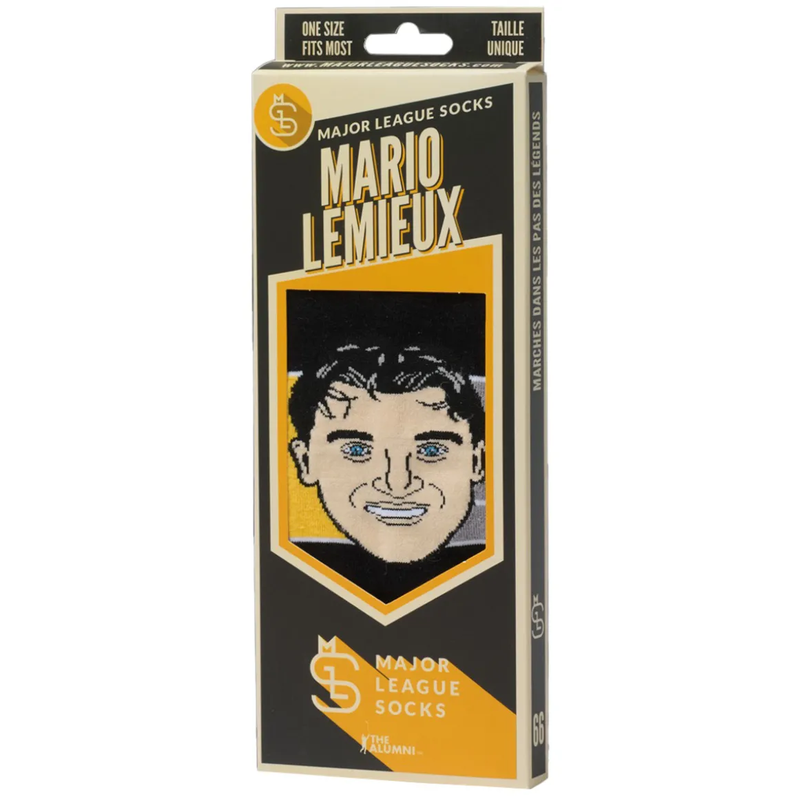 Mario Lemieux Pittsburgh Penguins NHL - Adult Caricature Crew Socks