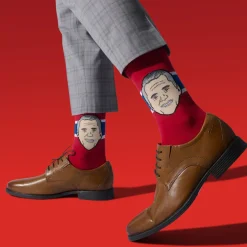 Marty St-Louis Montreal Canadiens NHL Bench Boss Edition - Adult Caricature Crew Socks