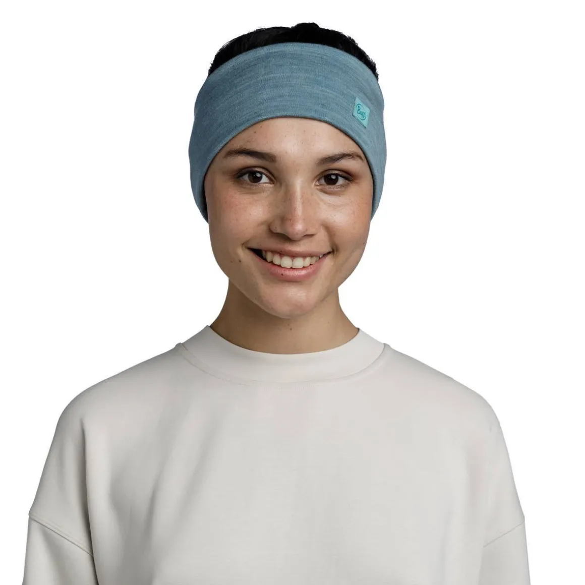 Merino Wide Solid Pool - Adult Headband