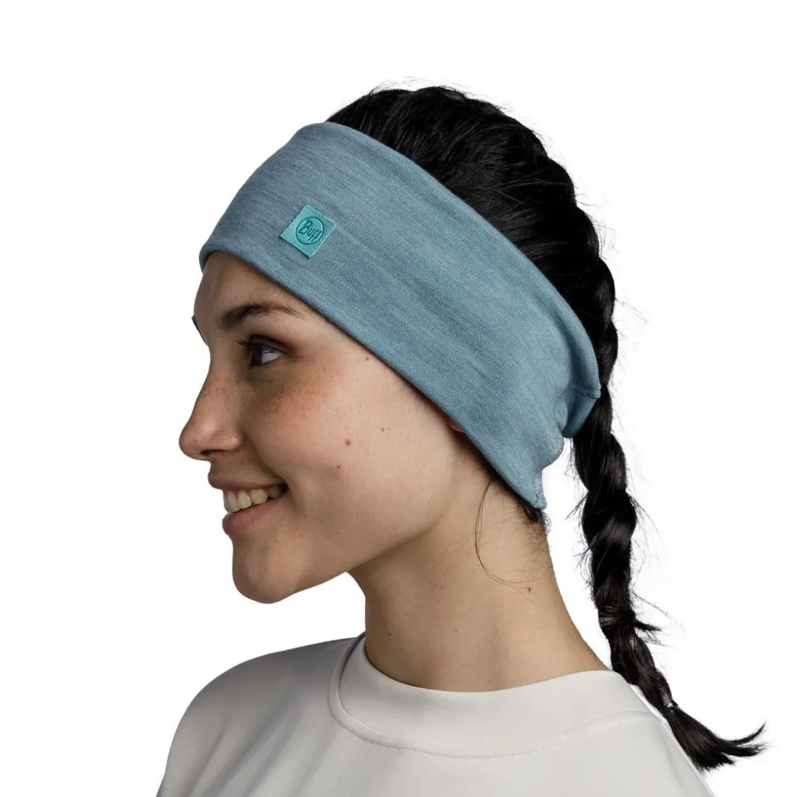 Merino Wide Solid Pool - Adult Headband