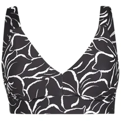 Monotone Floral - Women's Swimsuit Top