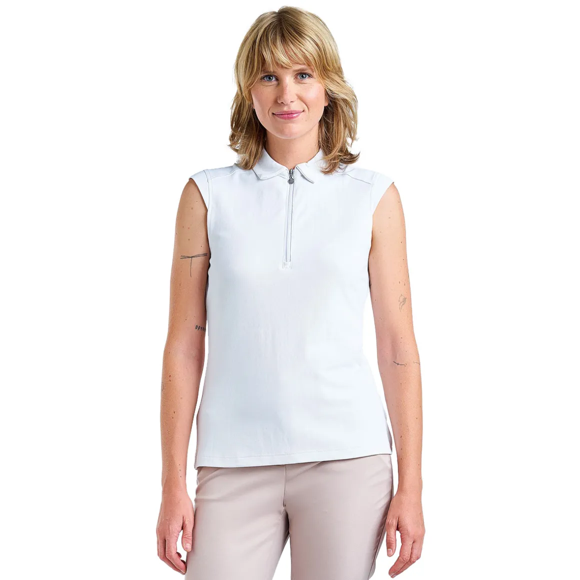 Nikki II - Women's Sleeveless Golf Polo