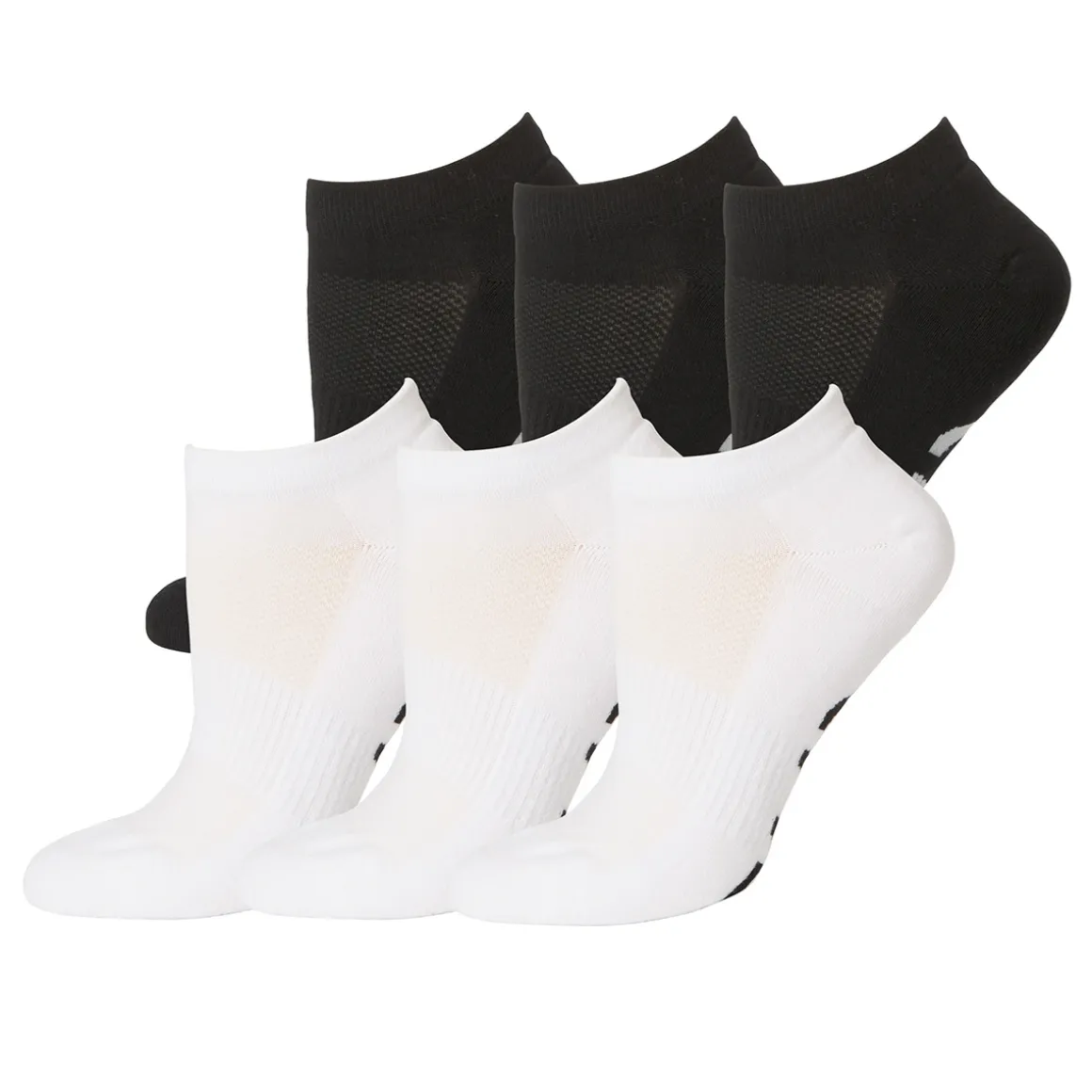 No Show (Pack of 6 pairs) - Women's Ankle Socks
