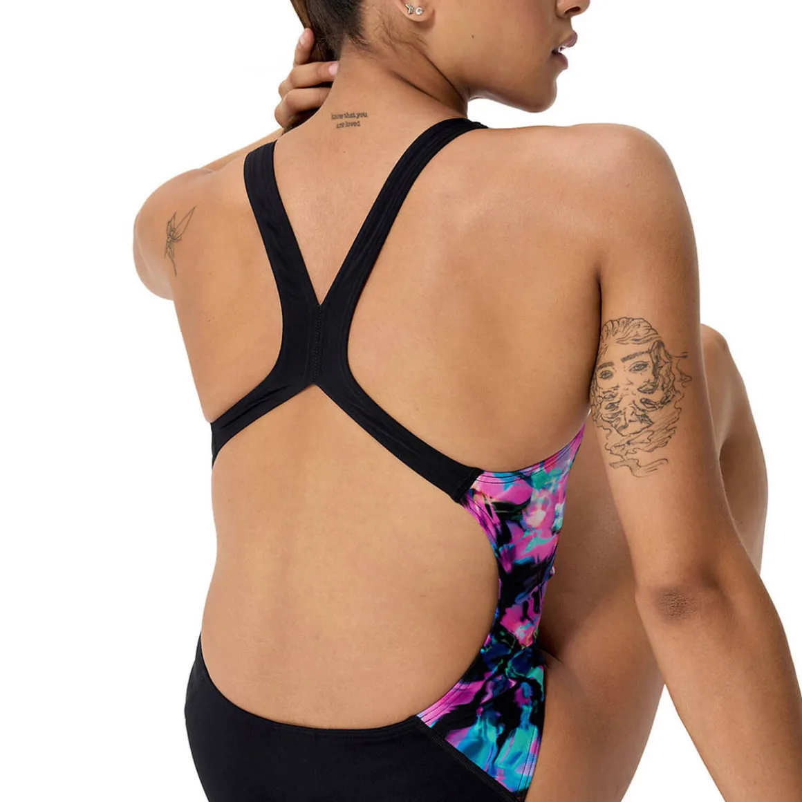 Printed Powerback - Women's One-Piece Training Swimsuit