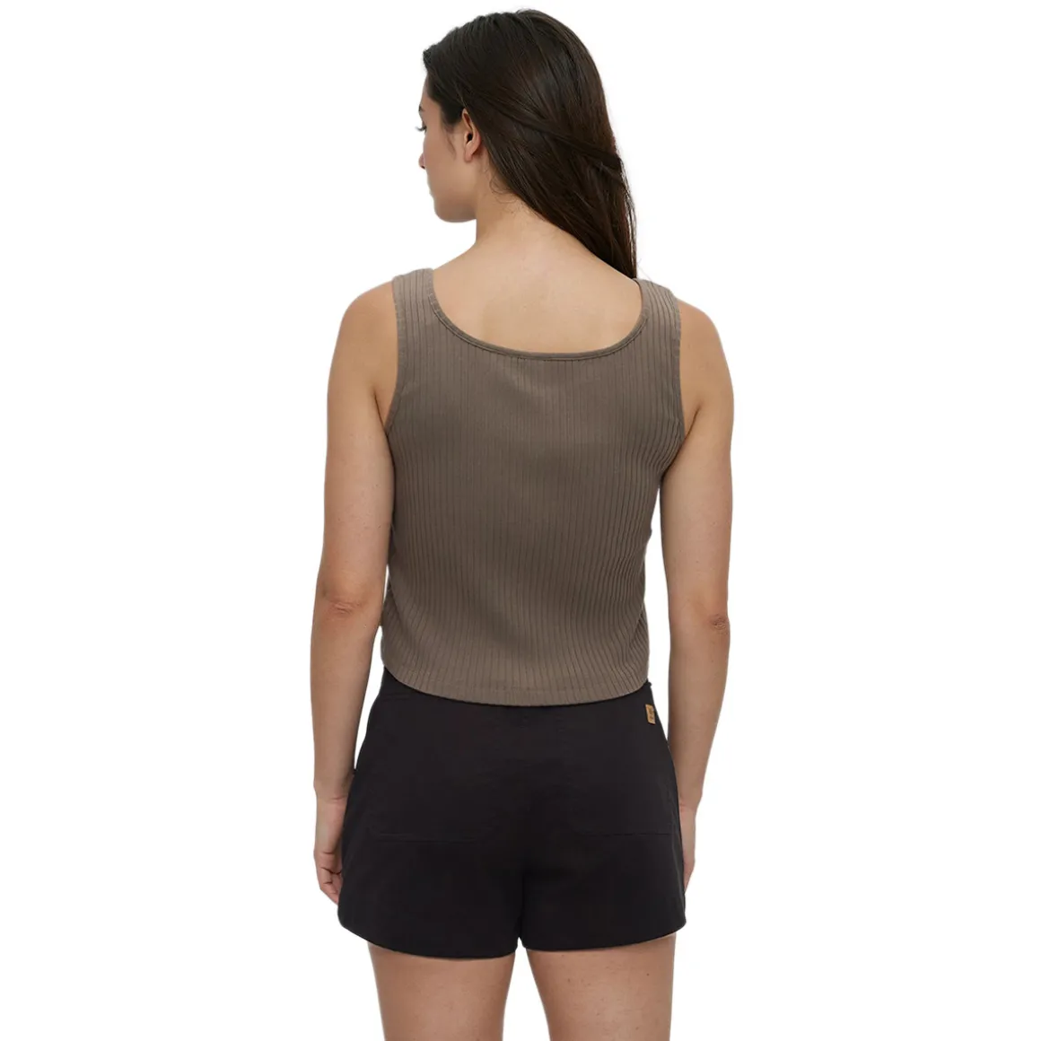Rib Button Front - Women's Tank Top