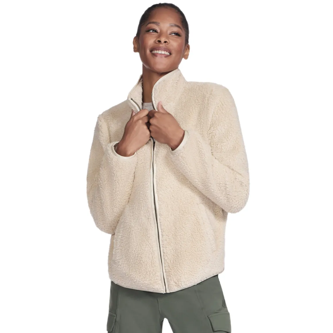 Skech-Sherpa - Women's Polar Fleece Sweater
