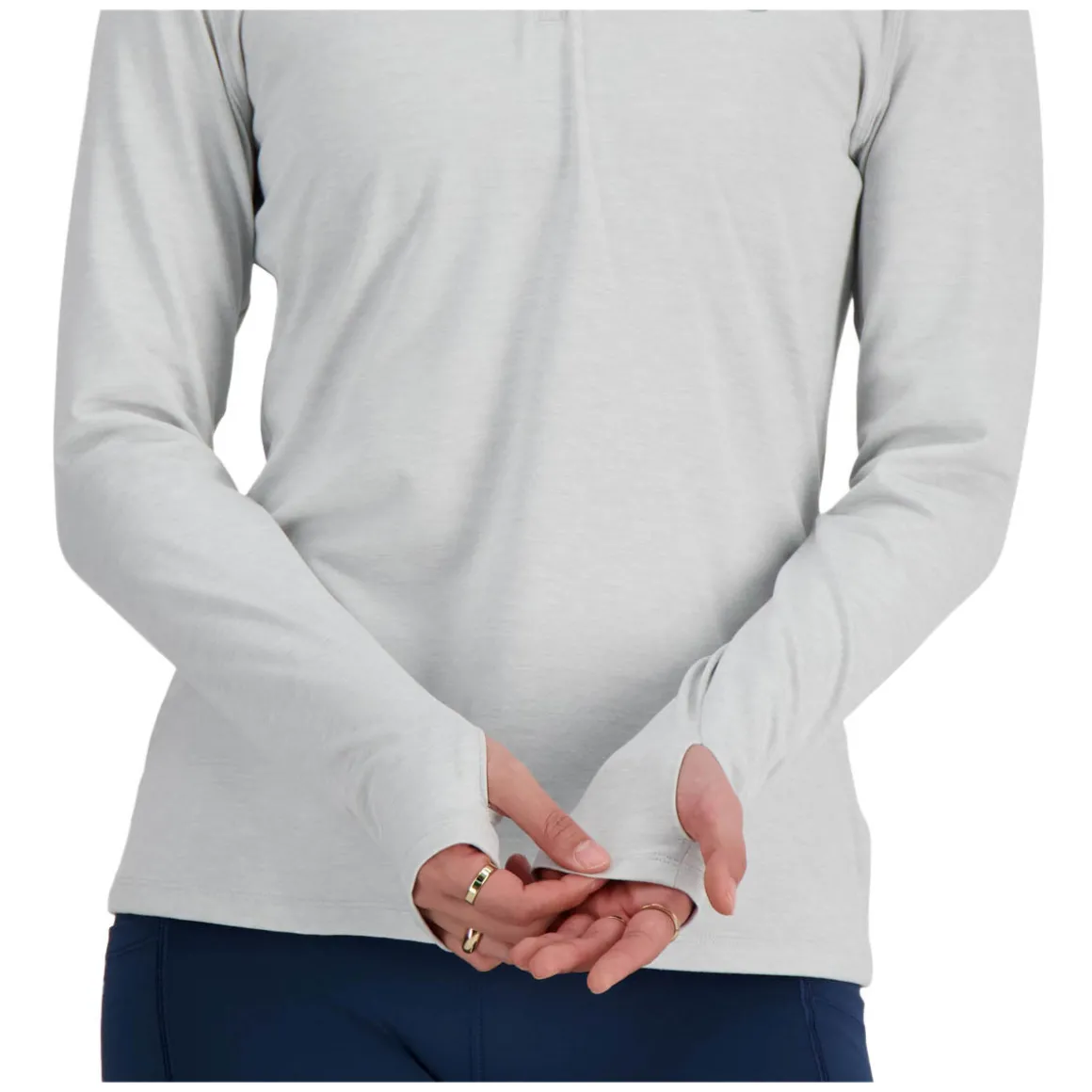 Sport Essentials Space Dye - Women's Quarter-Zip Training Long-Sleeved Shirt