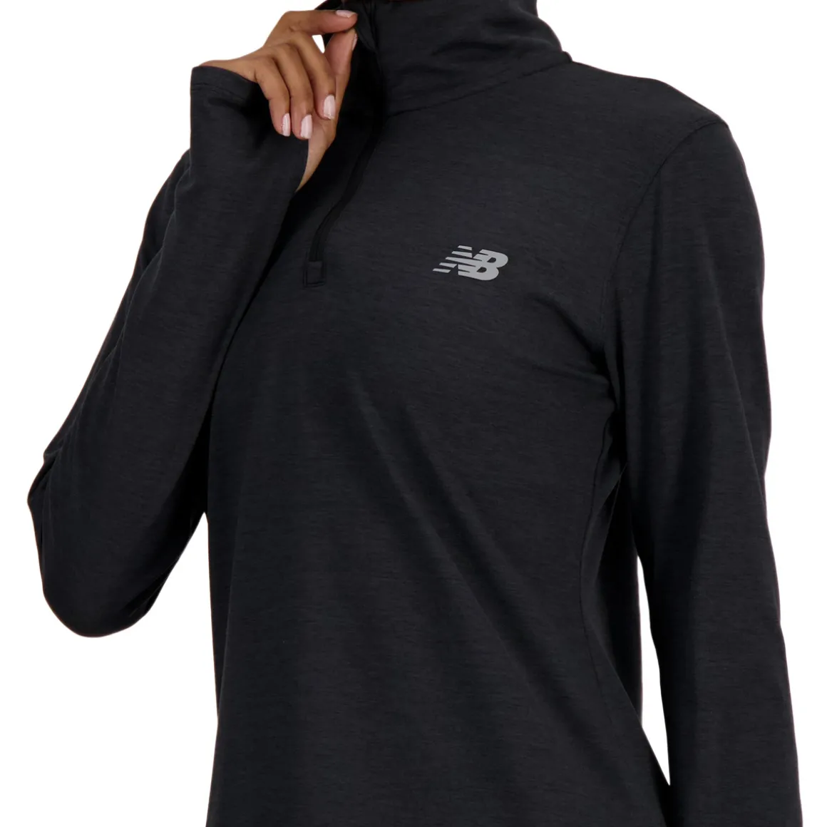 Sport Essentials Space Dye - Women's Quarter-Zip Training Long-Sleeved Shirt