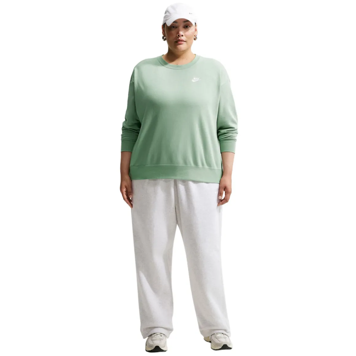 Sportswear Club - Women's Fleece Shirt (Plus Size)