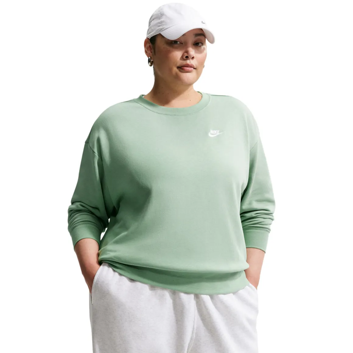 Sportswear Club - Women's Fleece Shirt (Plus Size)