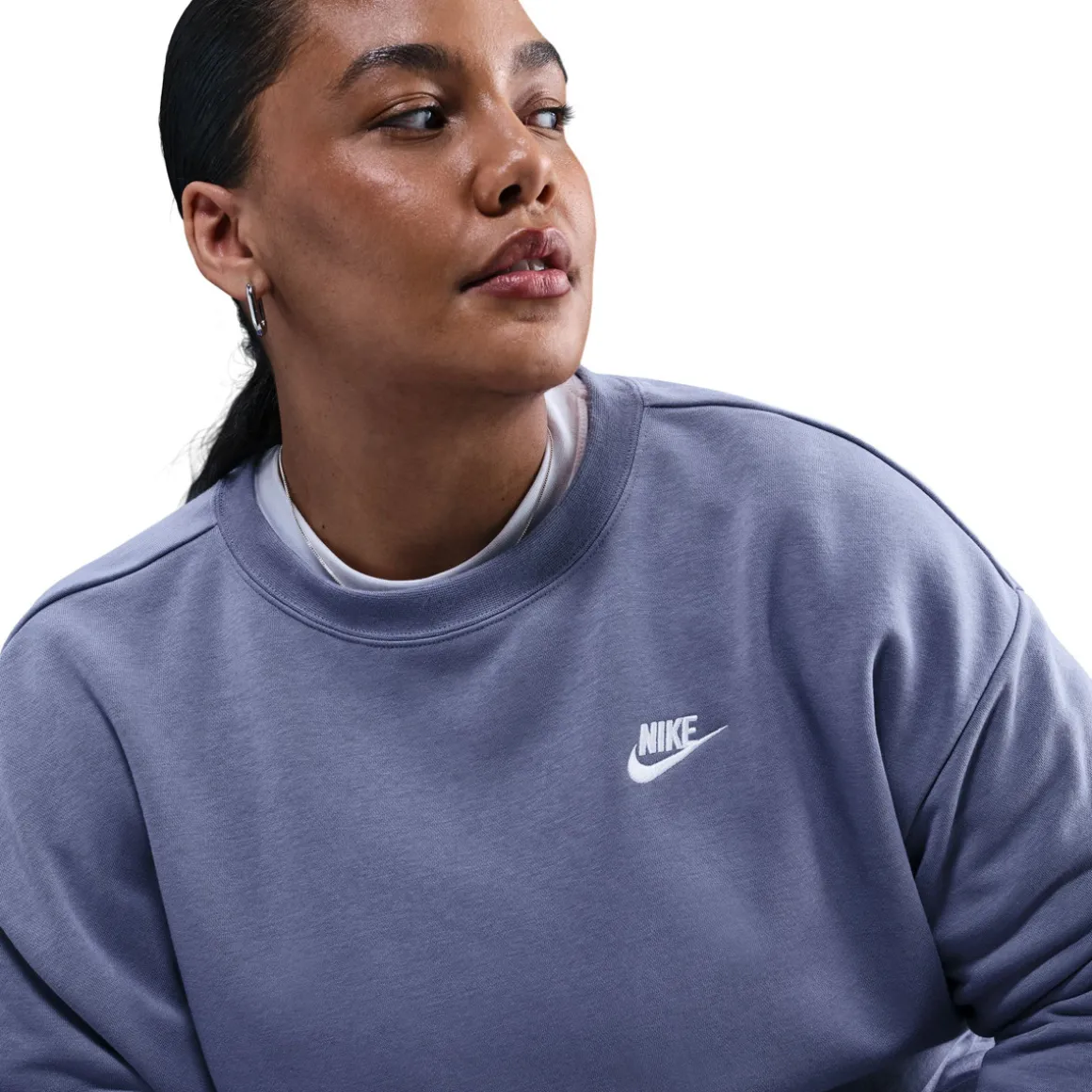 Sportswear Club - Women's Fleece Shirt (Plus Size)